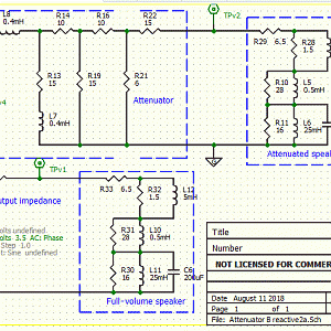 Attenuator F Test Schematic