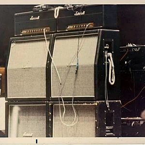 Clapton's Cream Amp Stacks (Tremolo on left)