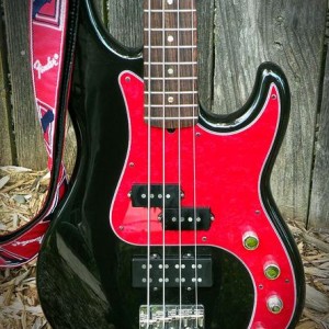 Fender P-Bass Deluxe - new pic guard