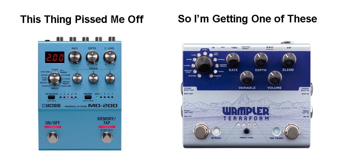 Wampler kicks the Boss